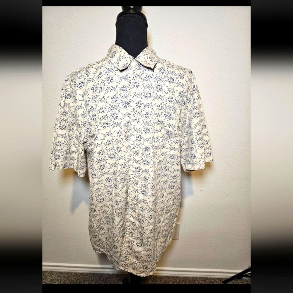 Christian Audigier Floral Men's Size XL Button Up NWT